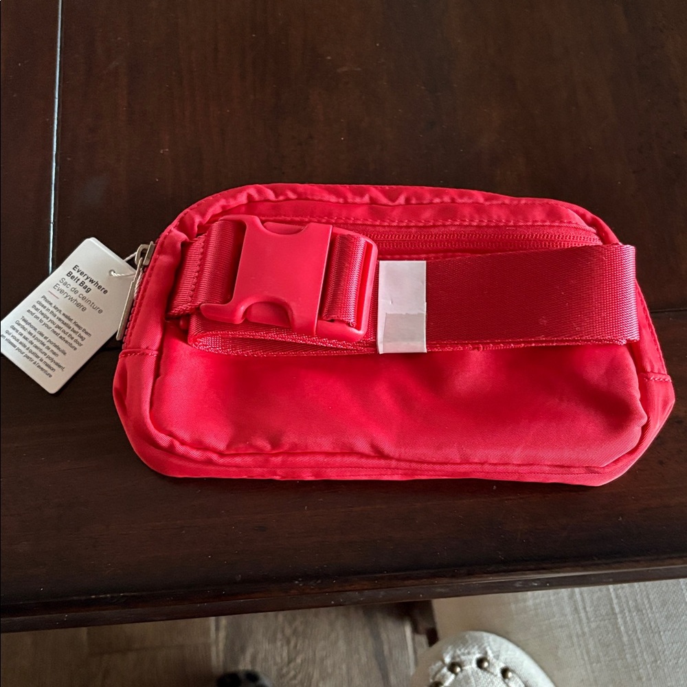 NWT. Lululemon Red Belt Bag - Picture 2 of 4